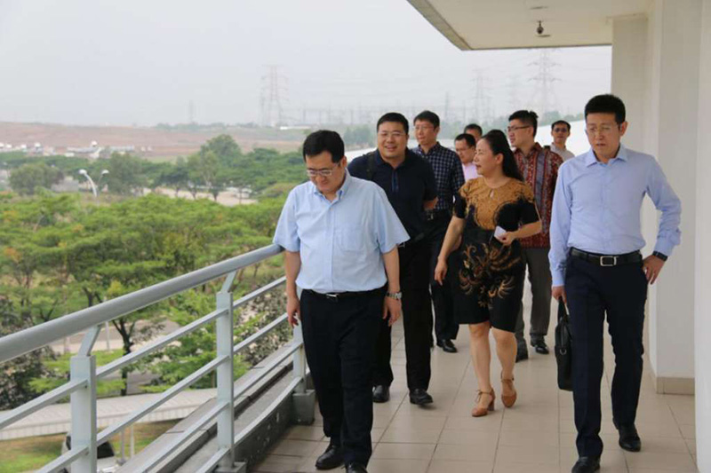 Delegation of China Railway Construction visited China - Indonesia Economic and Trade Cooperation Zone